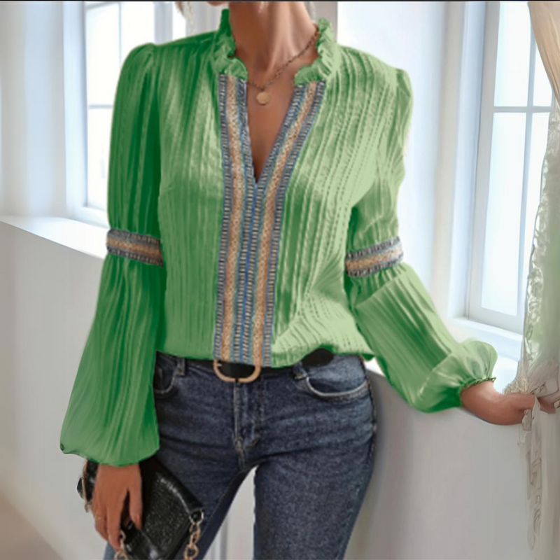 Vintage Inspired Blouse with a Contemporary Edge