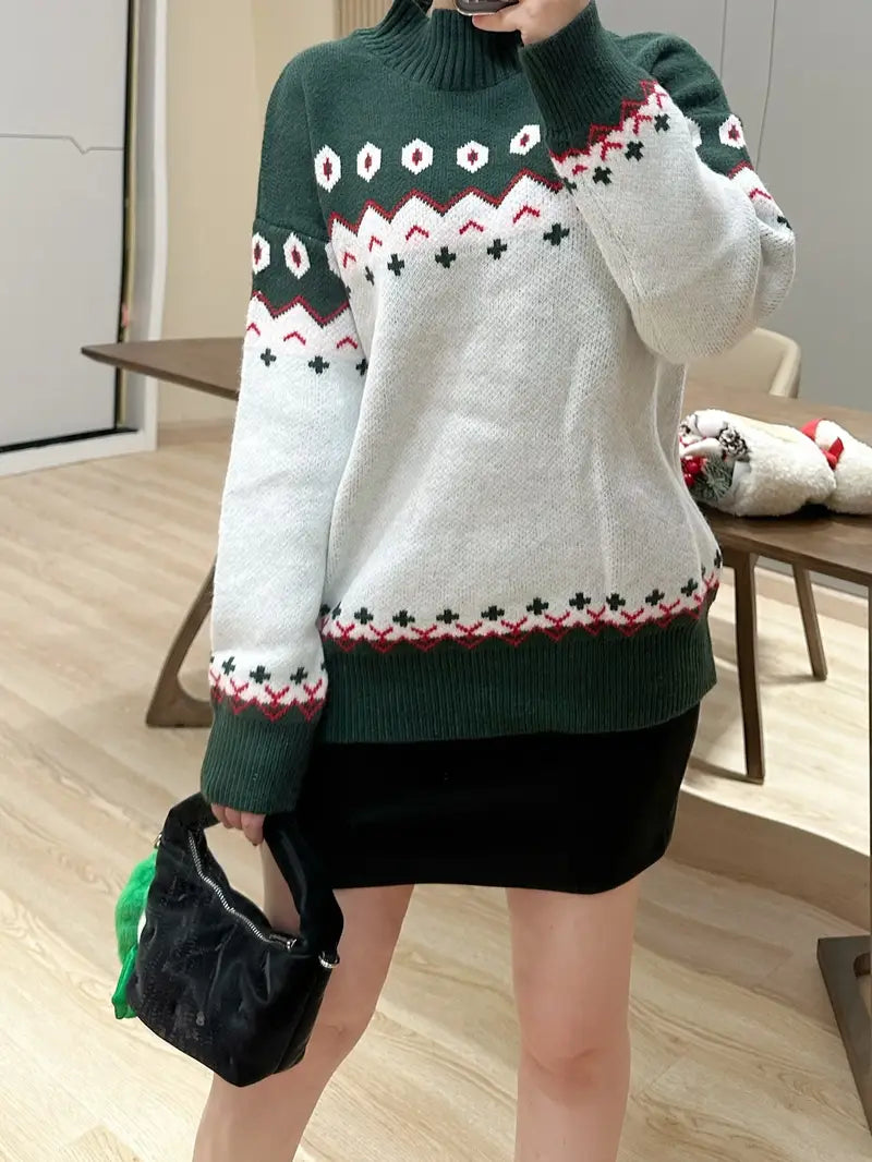 Vintage Inspired Sweater with a Contemporary Edge