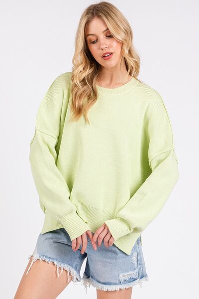 Well Tailored Pullover with a Graceful Silhouette