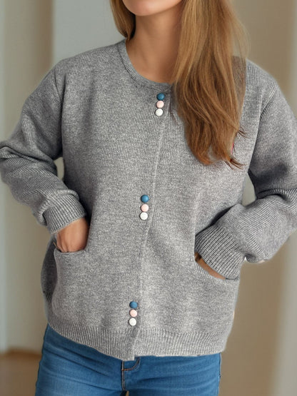 A Vintage Style Cardigan with Delicate Timeless Details