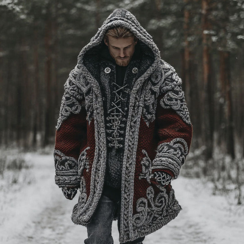 Harkitusti suunniteltu Neuletakki