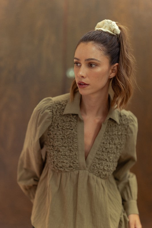Vintage Inspired Blouse with a Contemporary Edge