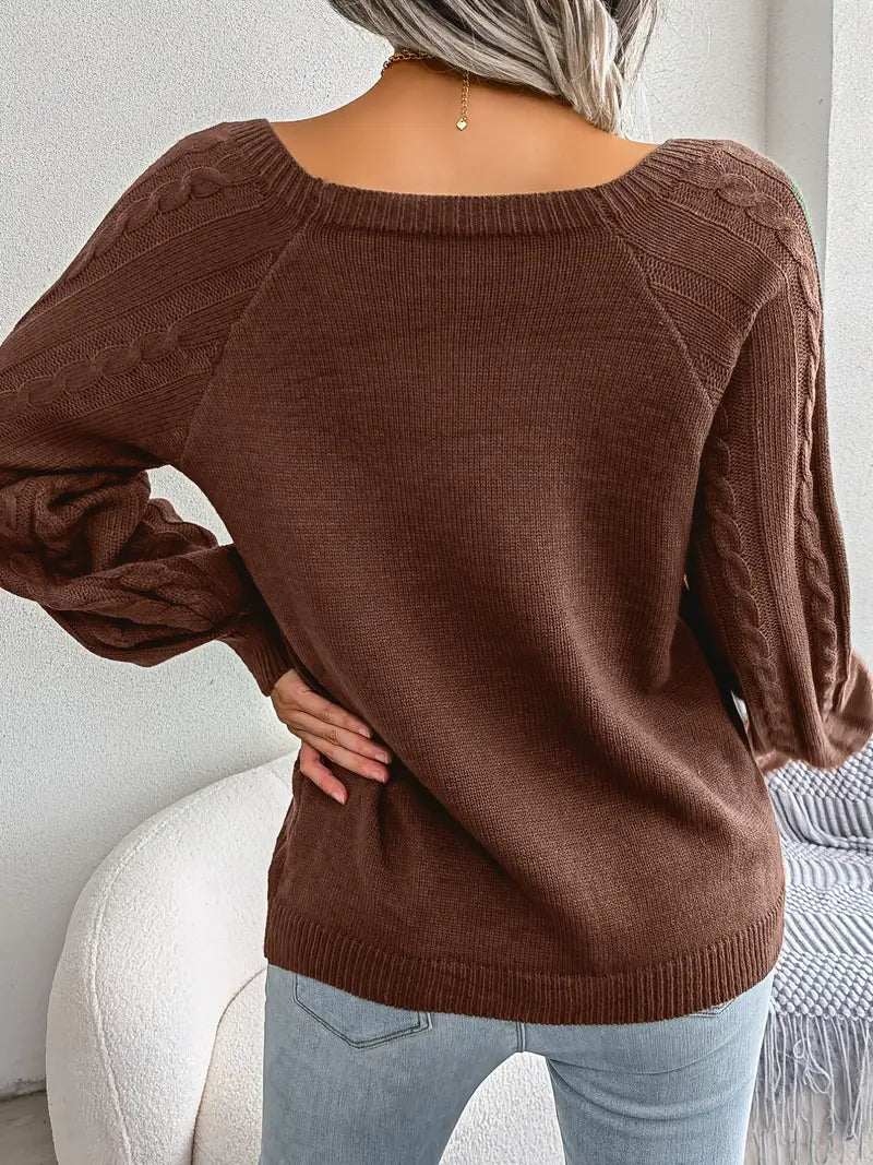 Vintage Inspired Sweater with a Contemporary Edge