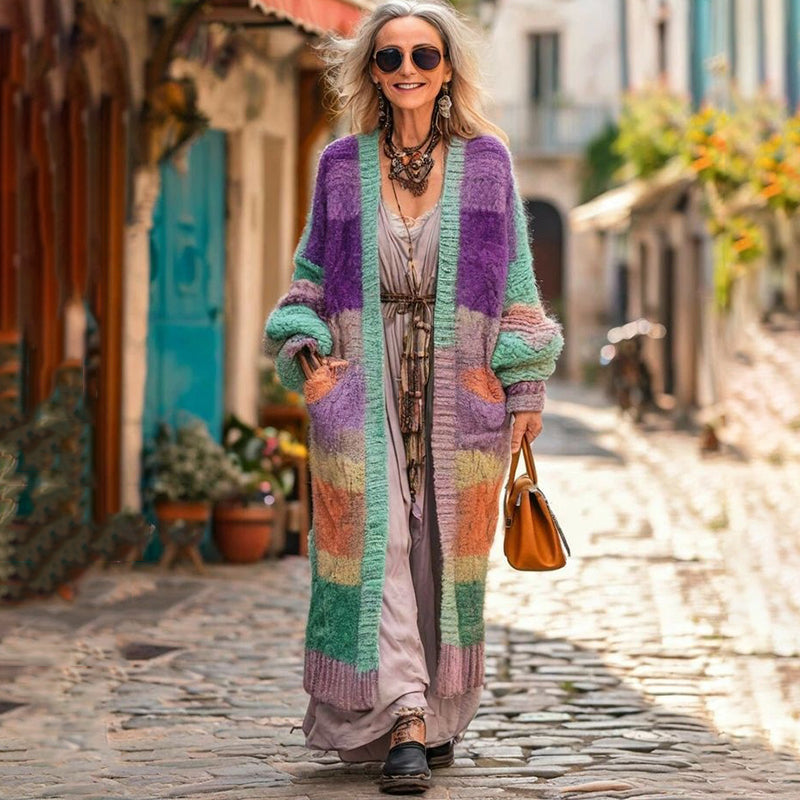 Harkitusti suunniteltu Neuletakki