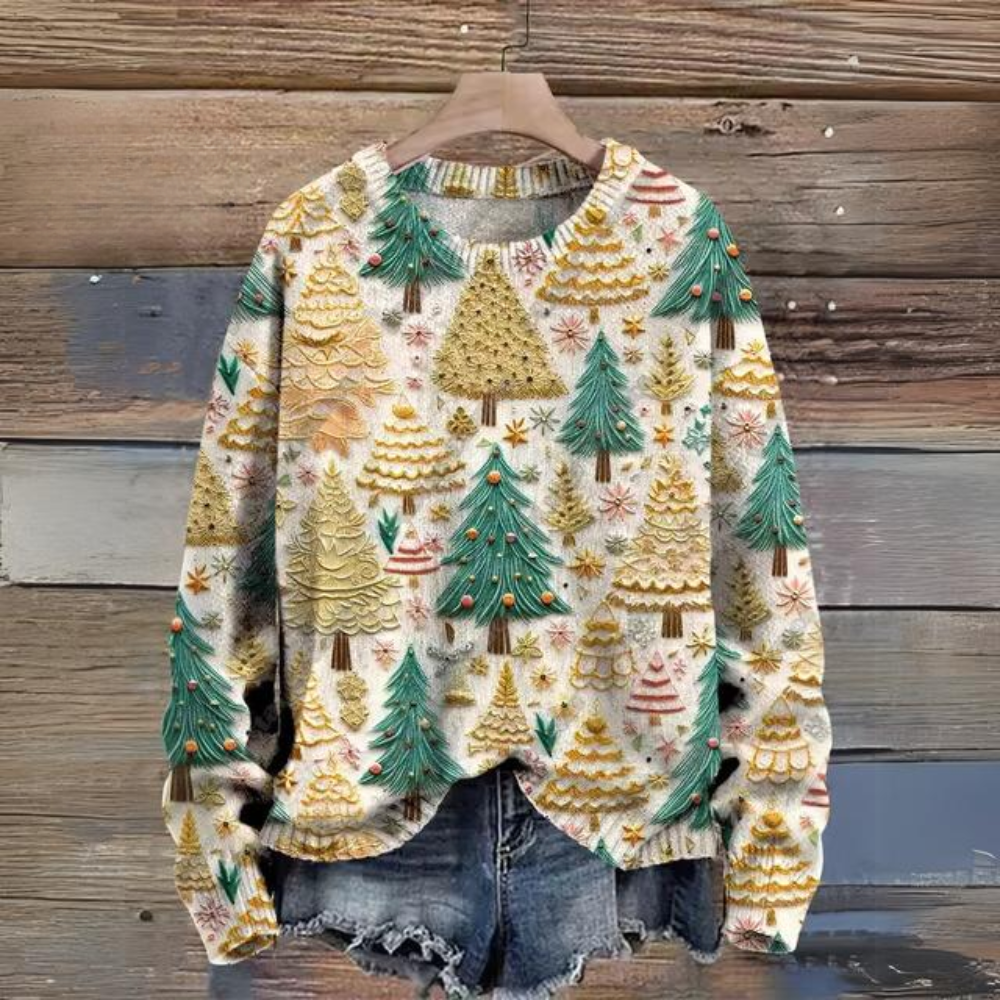 Ajaton vintage-tyyli Villapaita