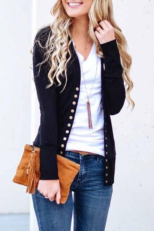 A Vintage Style Cardigan with Delicate Timeless Details