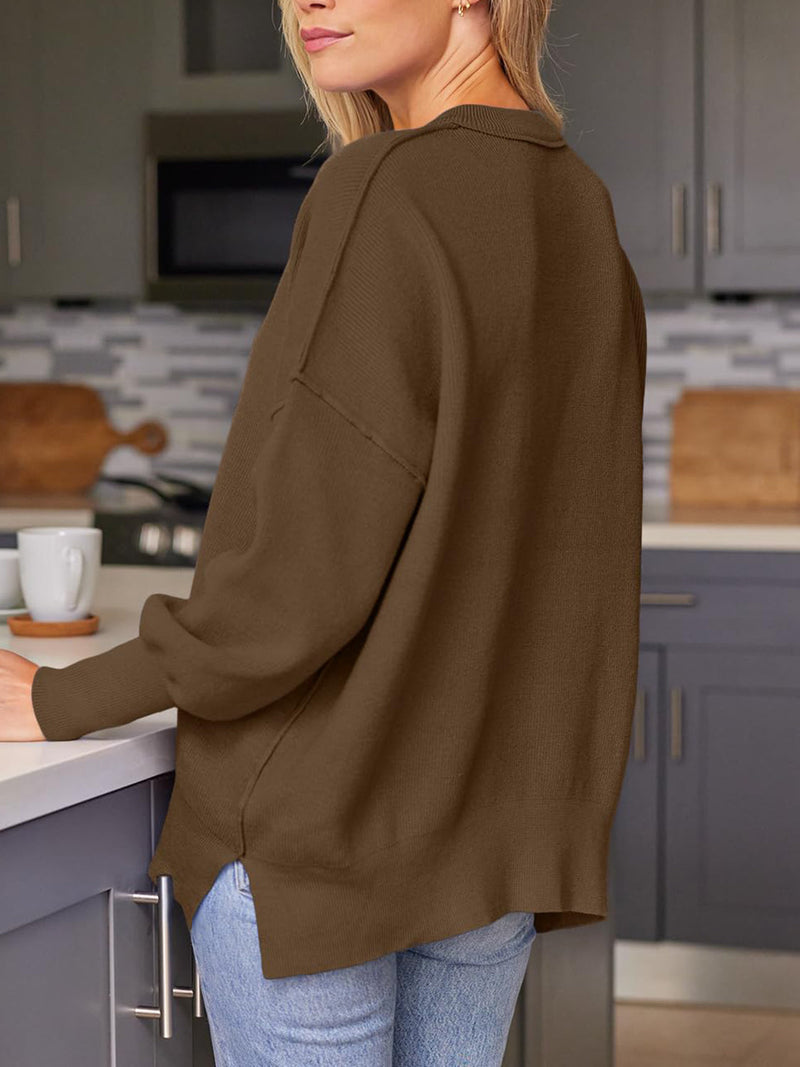Well Tailored Sweater with a Graceful Silhouette