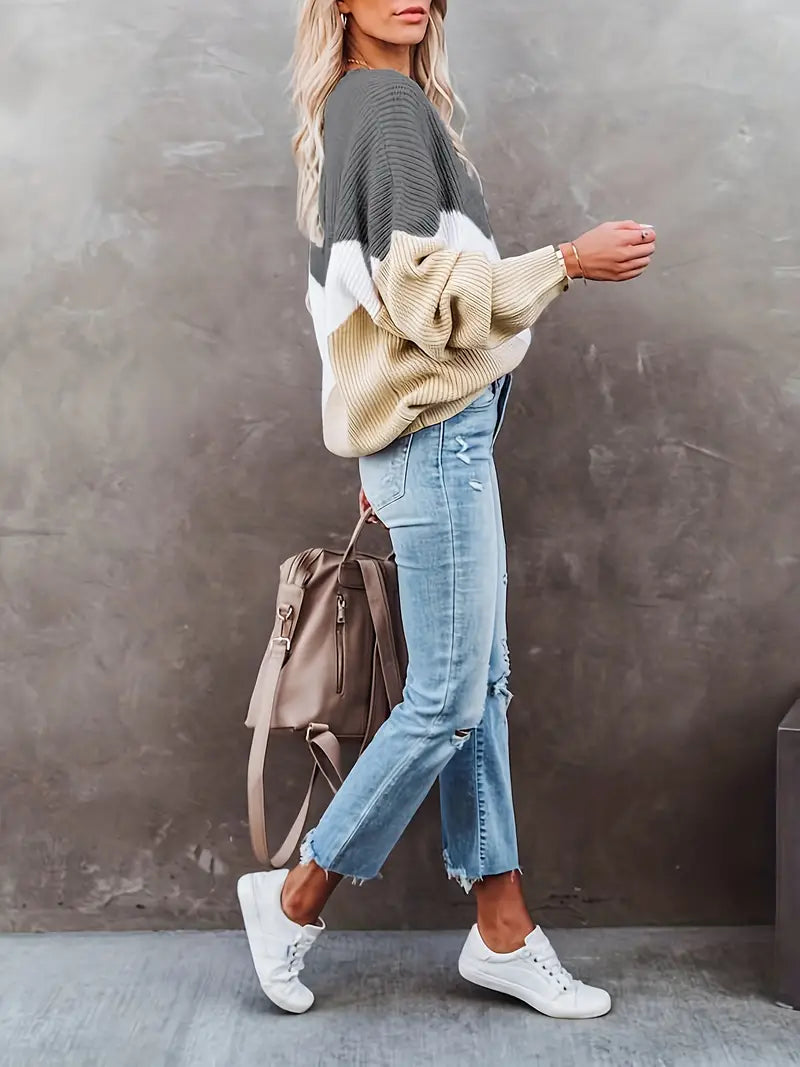 Vintage Inspired Sweater with a Contemporary Edge