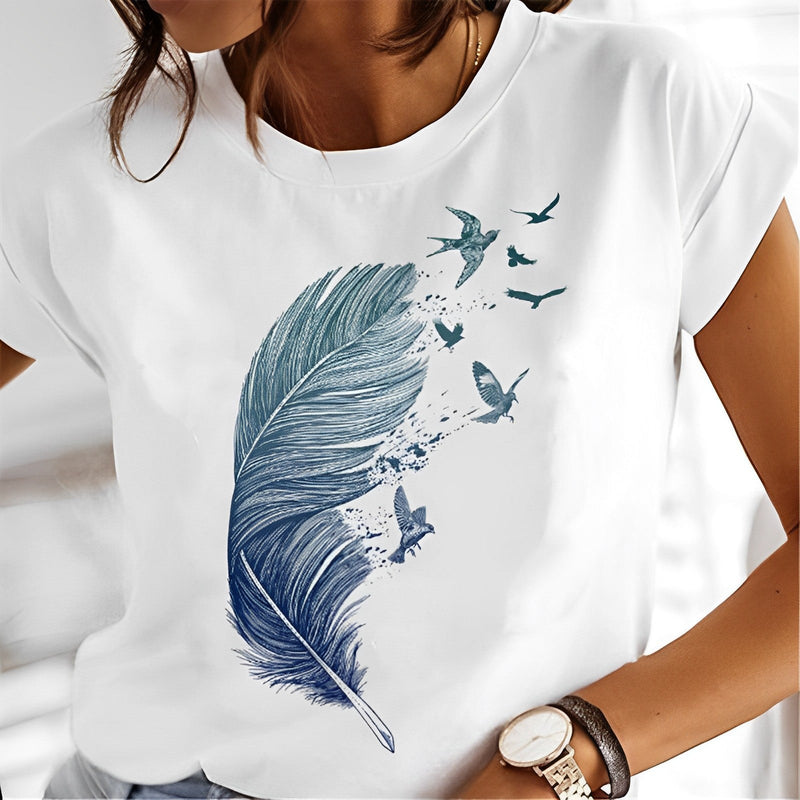 Well Tailored T-Shirt with a Graceful Silhouette