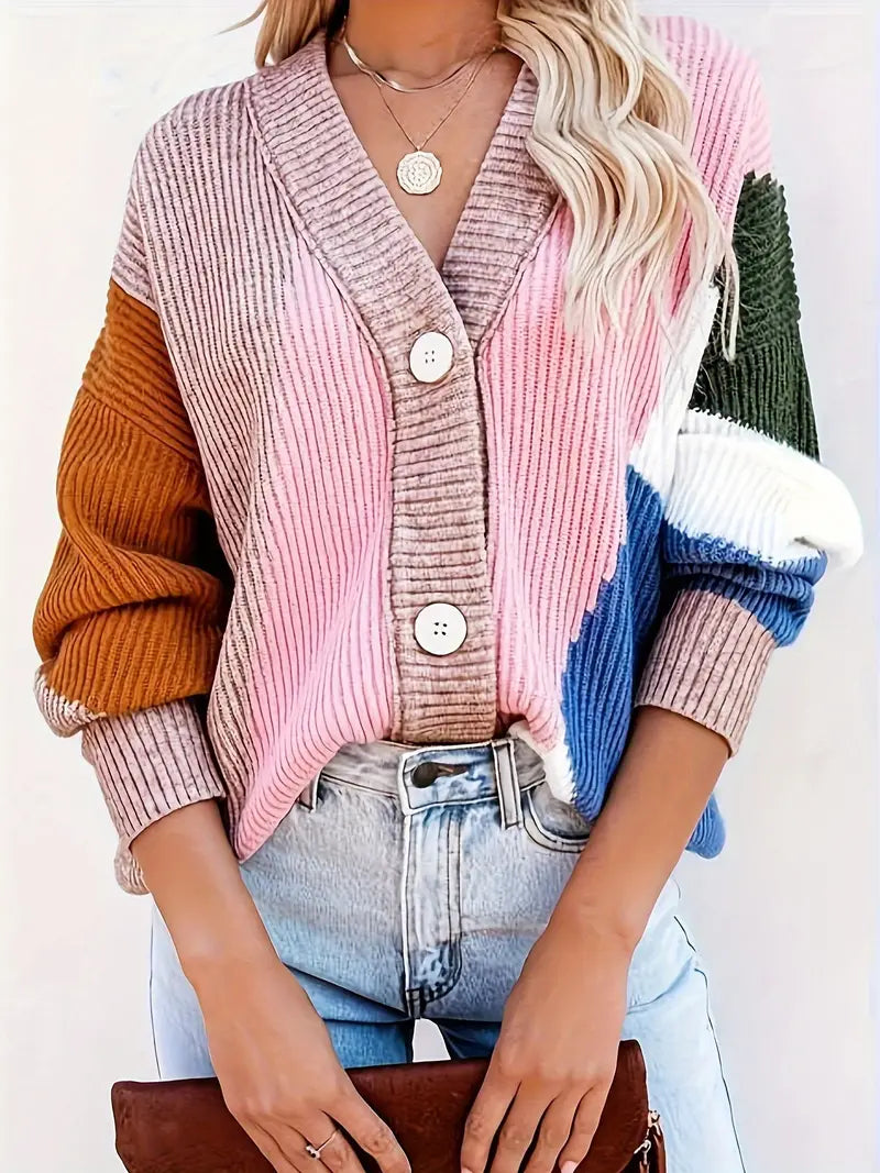 Well Tailored Cardigan with a Graceful Silhouette