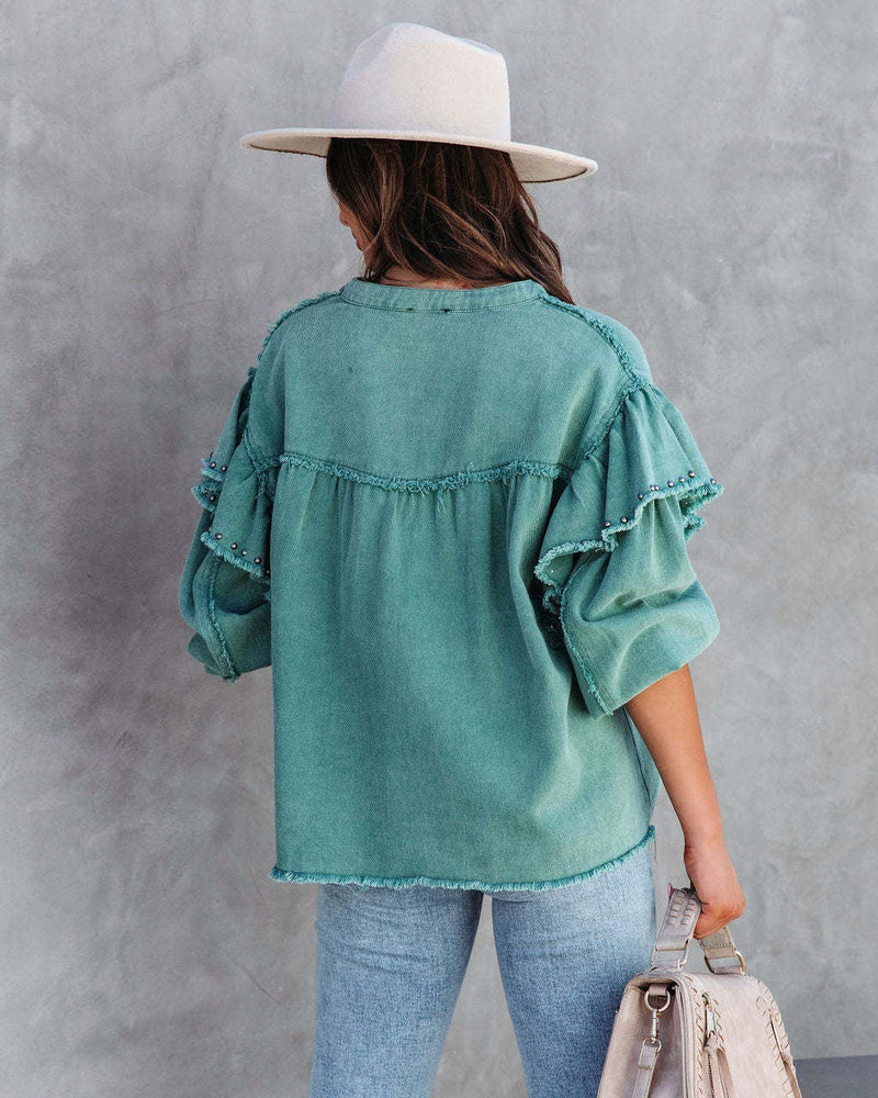 Beautifully Finished Blouse in a Timeless Design