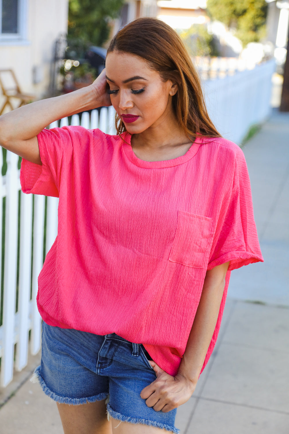 Well Tailored Top with a Graceful Silhouette