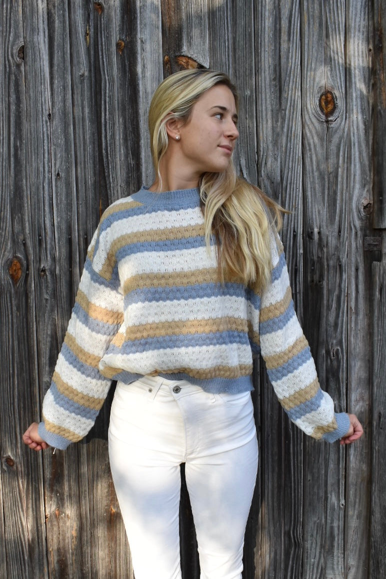 Vintage Inspired Sweater with a Contemporary Edge