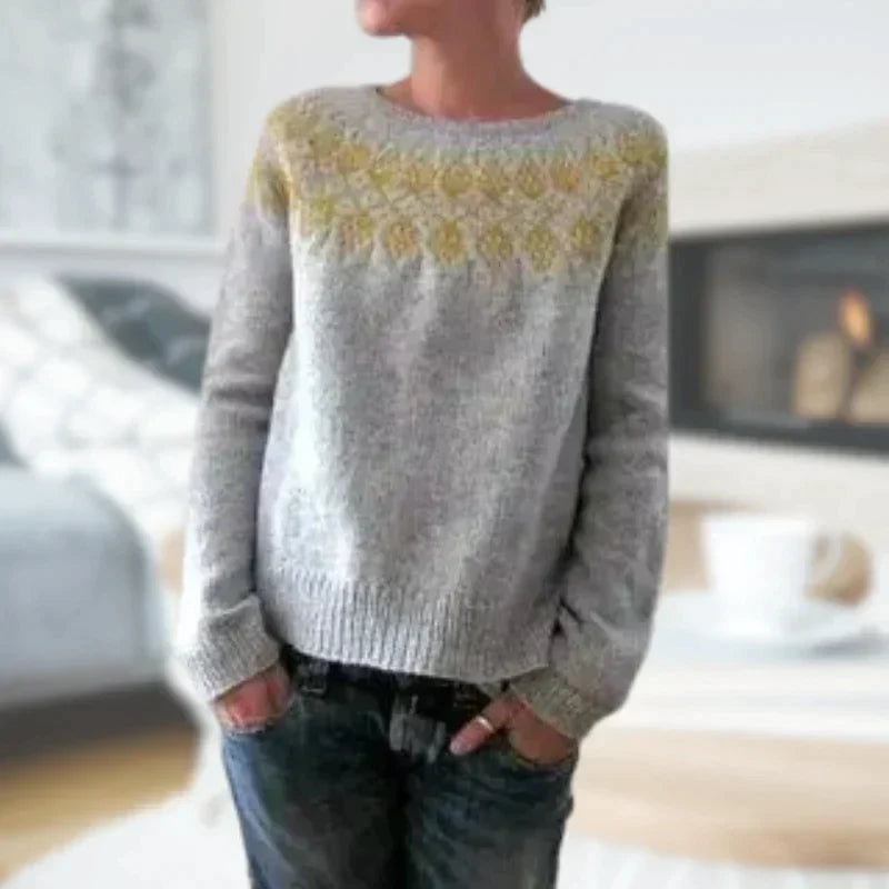A Vintage Style Sweater with Delicate Timeless Details