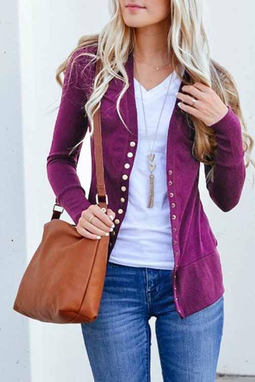 A Vintage Style Cardigan with Delicate Timeless Details