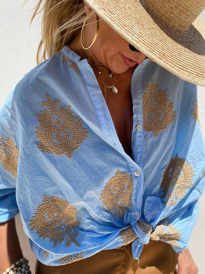 Vintage Inspired Blouse with a Contemporary Edge