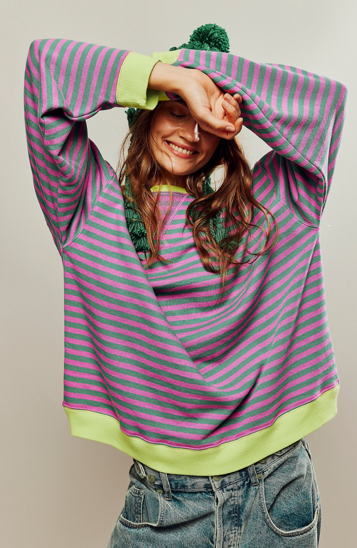 Green and pink