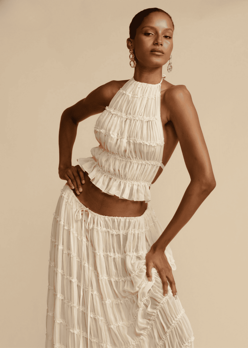 A Vintage Style Top with Delicate Timeless Details