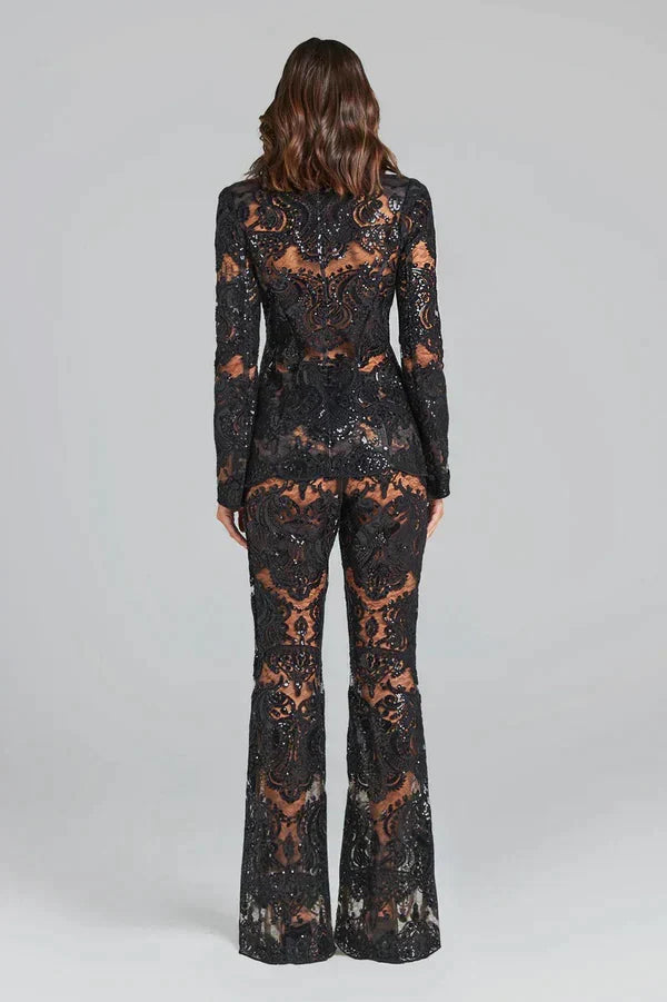 A Vintage Style Pants with Delicate Timeless Details