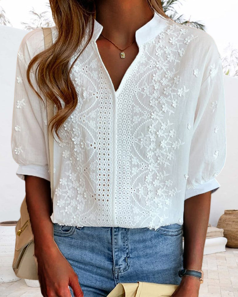 Vintage Inspired Blouse with a Contemporary Edge
