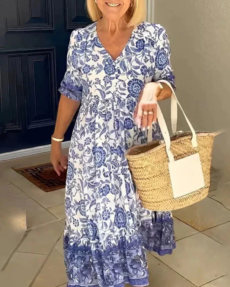 A Vintage Style Dress with Delicate Timeless Details
