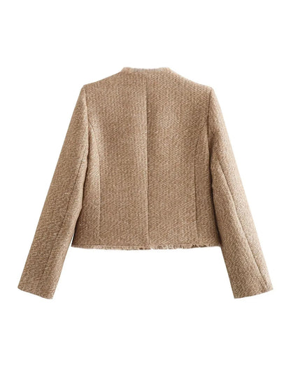 A Vintage Style Jacket with Delicate Timeless Details