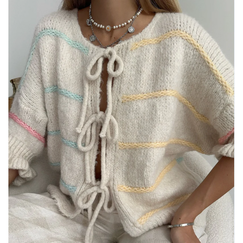 A Vintage Style Cardigan with Delicate Timeless Details