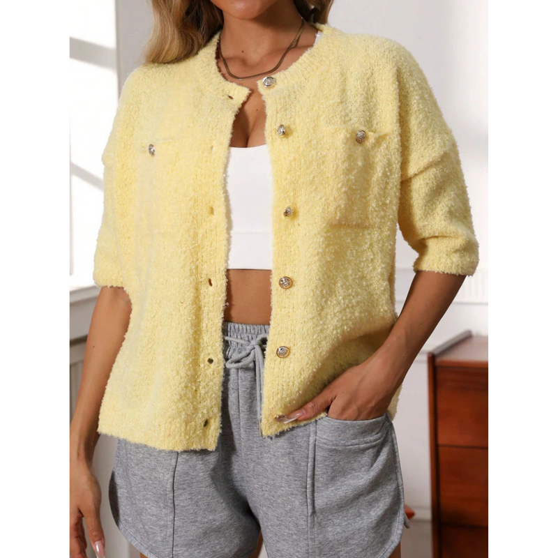 Classic Vintage Cardigan with a Flattering Fit