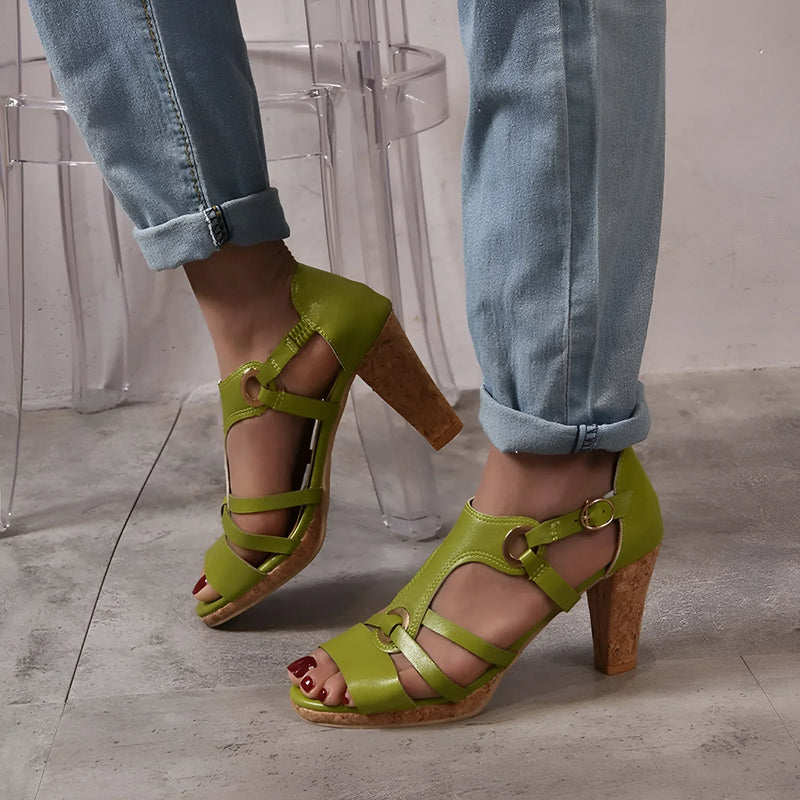 Chic Orthopedic Heels with Unique Design