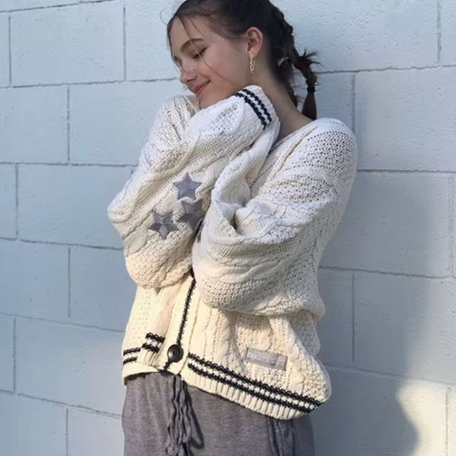 Ivanna® | Star pattern knitted sweater