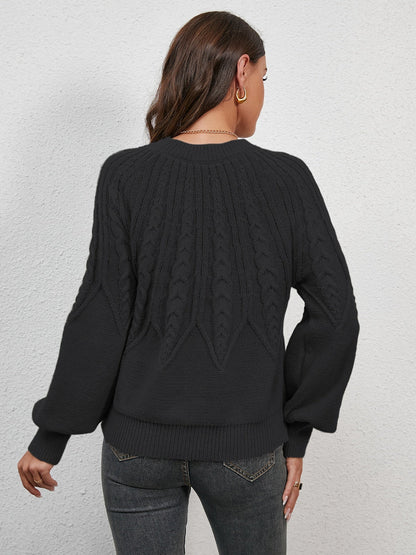 A Vintage Style Sweater with Delicate Timeless Details