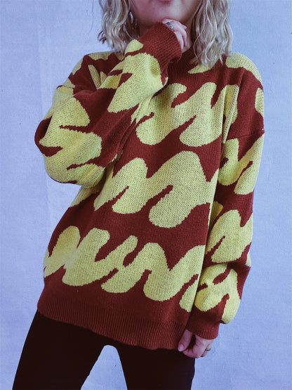 Klassisesti suunniteltu Villapaita