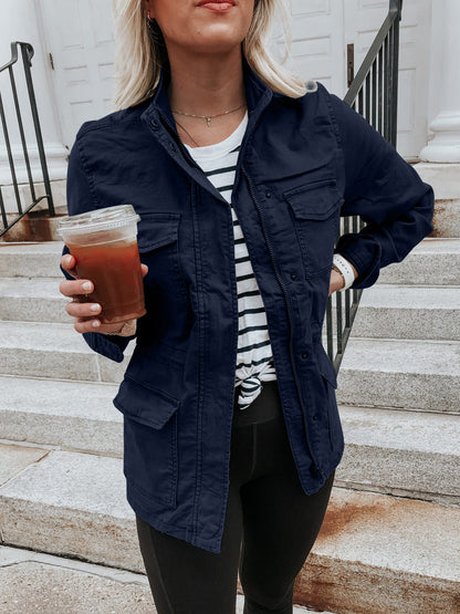 Dark navy blue