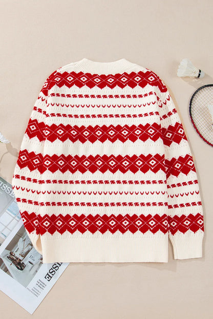 Well Tailored Pullover with a Graceful Silhouette