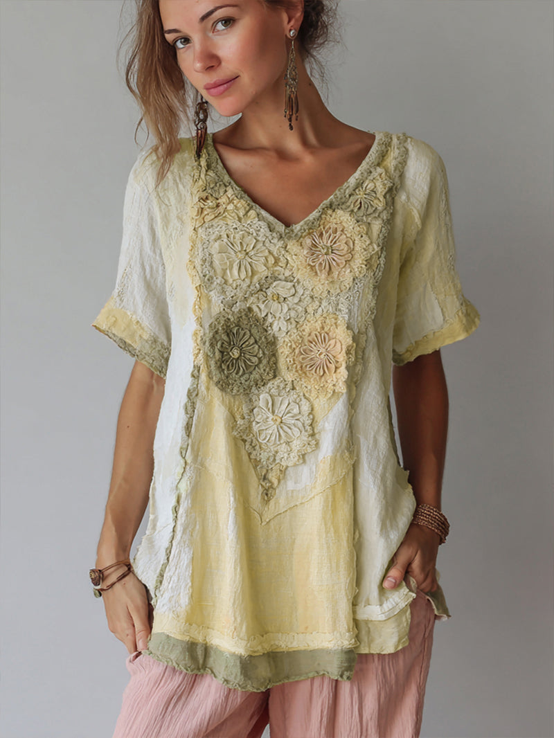 Ajaton vintage-tyyli T-Paita