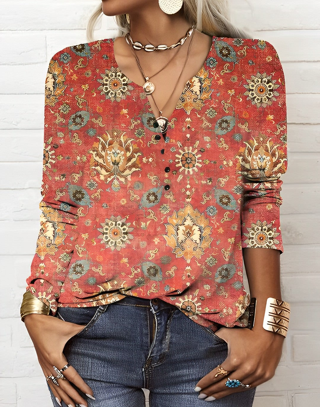 A Vintage Style Blouse with Delicate Timeless Details