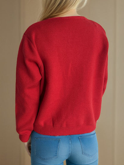 A Vintage Style Cardigan with Delicate Timeless Details