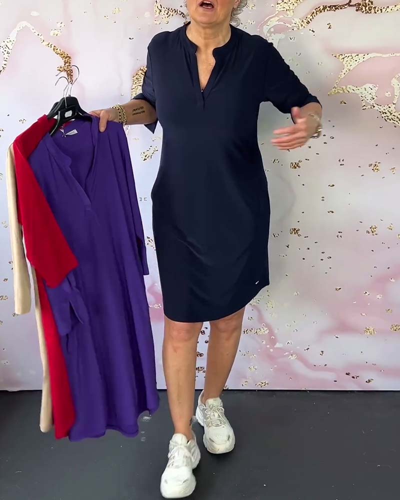 Well Tailored Dress with a Graceful Silhouette