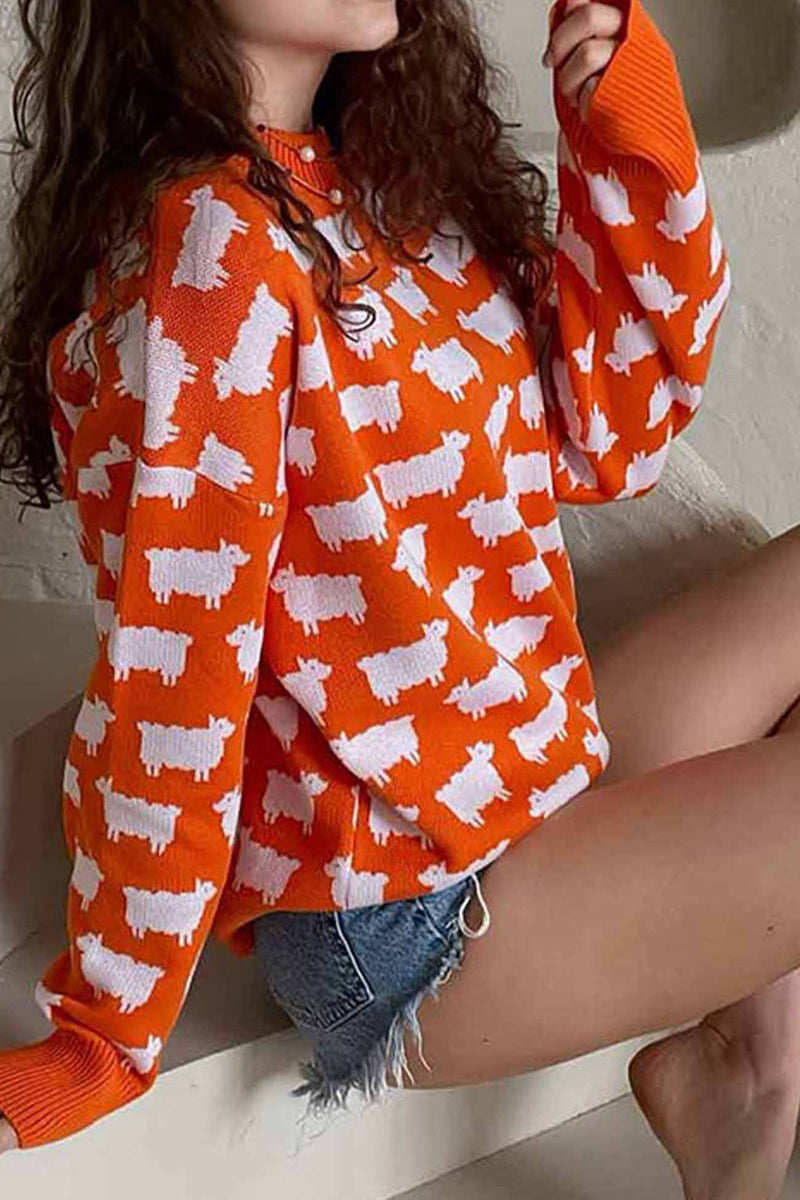 Ajaton vintage-tyyli Villapaita