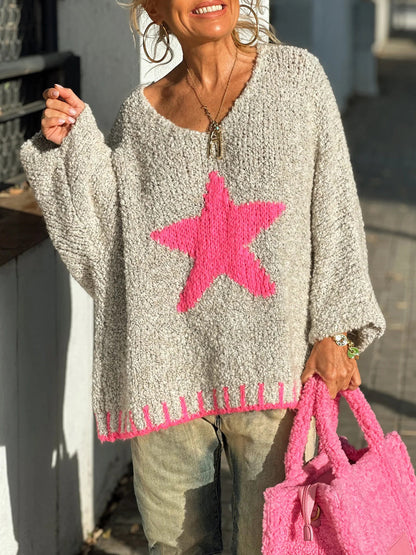 Classic Vintage Sweater with a Flattering Fit