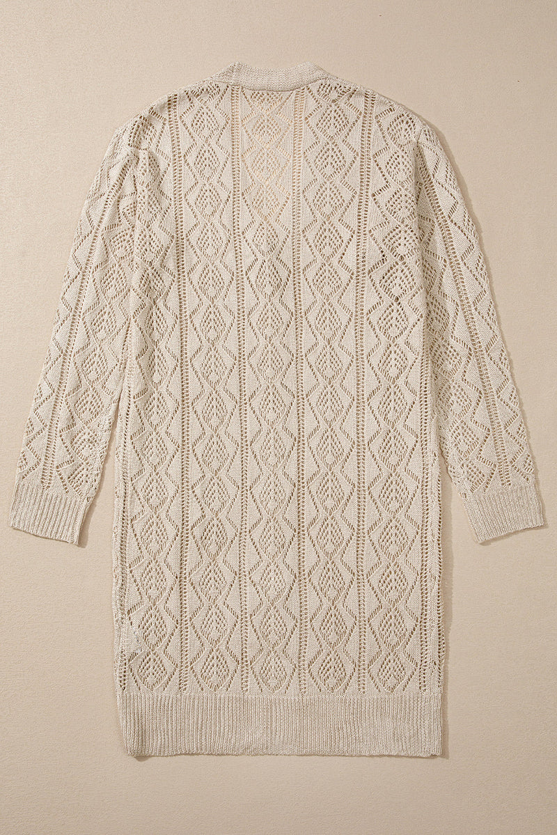 Well Tailored Cardigan with a Graceful Silhouette