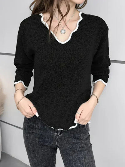 Kauniisti valmistettu Villapaita