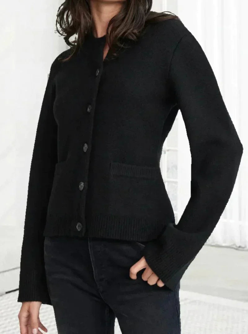 A Vintage Style Cardigan with Delicate Timeless Details