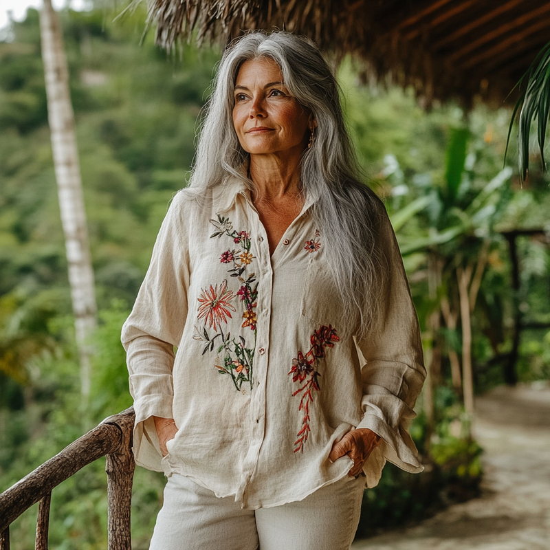 Sulokkaasti suunniteltu Paita