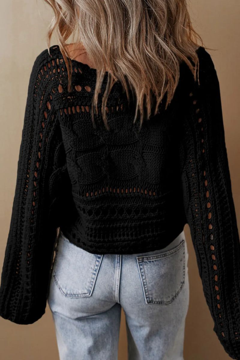 Vintage Inspired Sweater with a Contemporary Edge