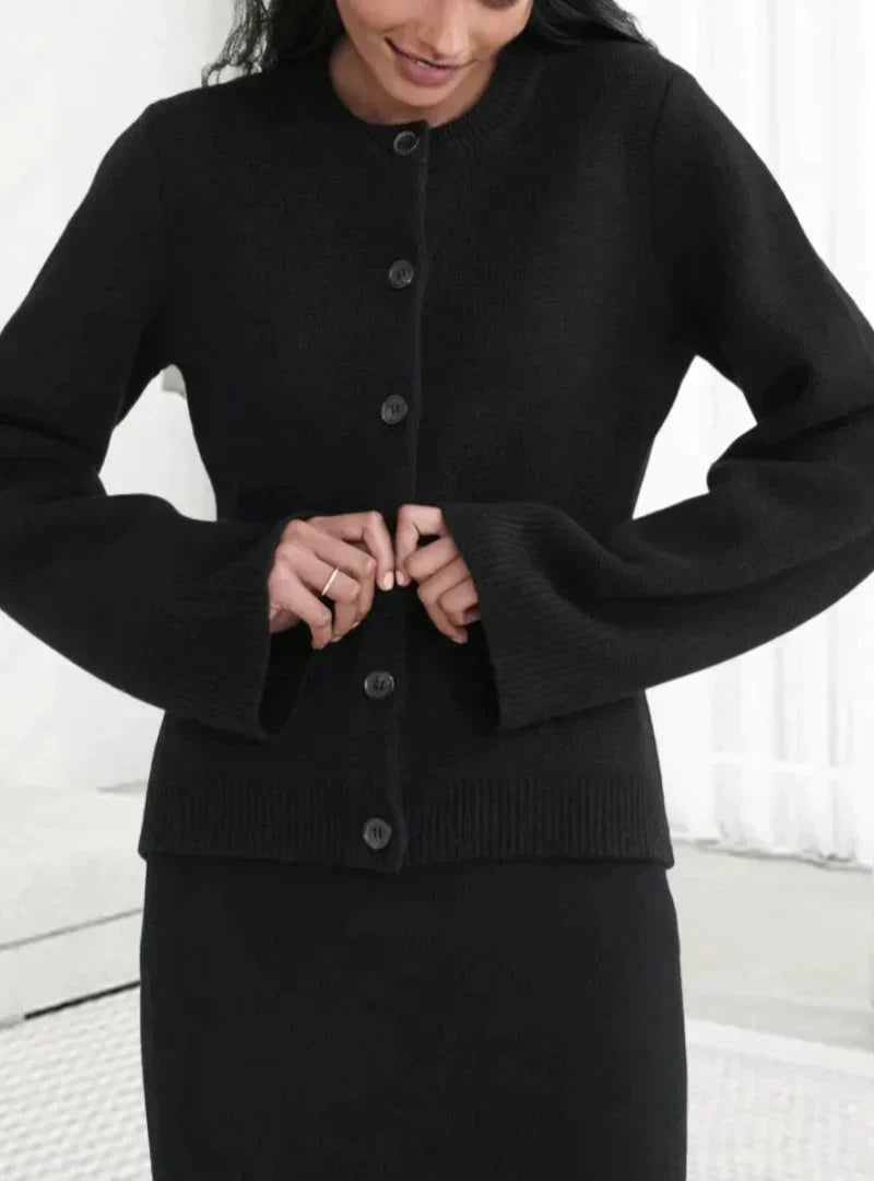 A Vintage Style Cardigan with Delicate Timeless Details