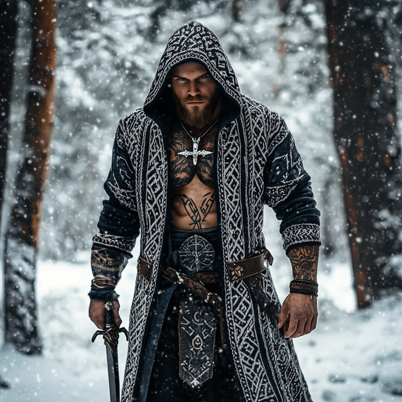 Harkitusti suunniteltu Neuletakki