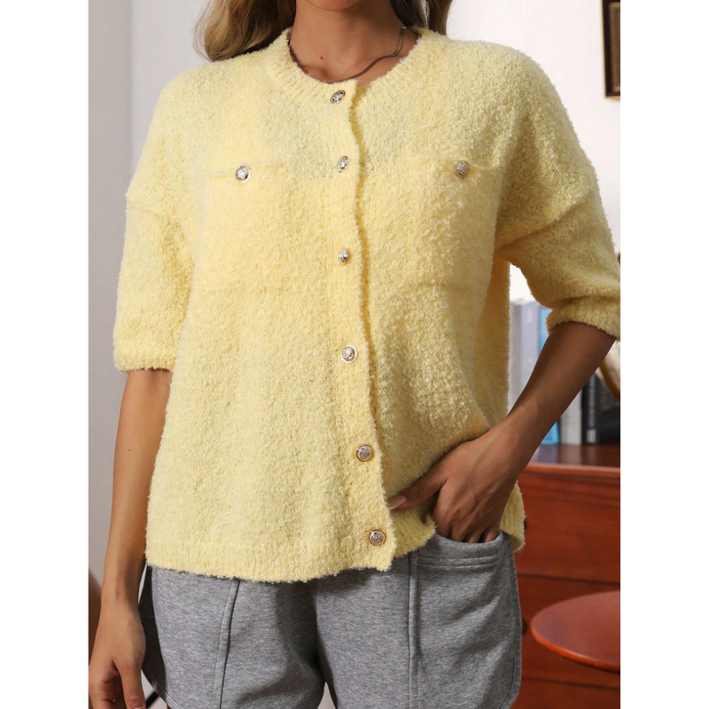 Classic Vintage Cardigan with a Flattering Fit