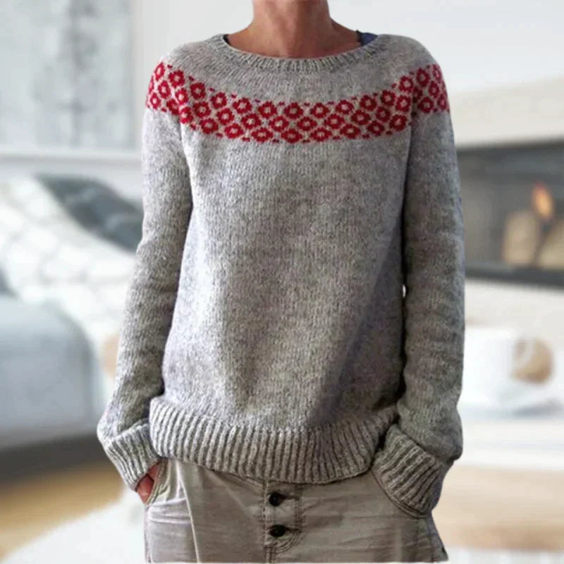 A Vintage Style Sweater with Delicate Timeless Details