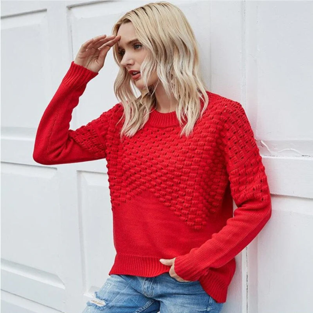 Vintage Inspired Sweater with a Contemporary Edge